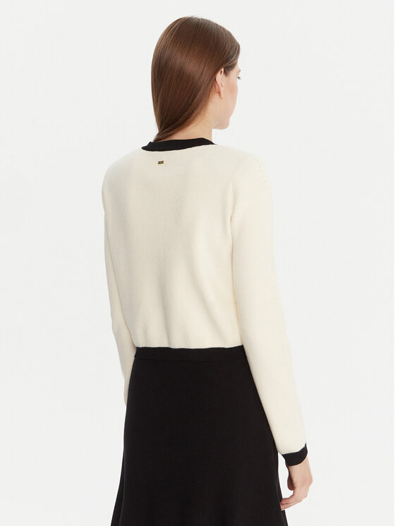 Gaudi Gaudi Cardigan 521FD53038 Écru Regular Fit