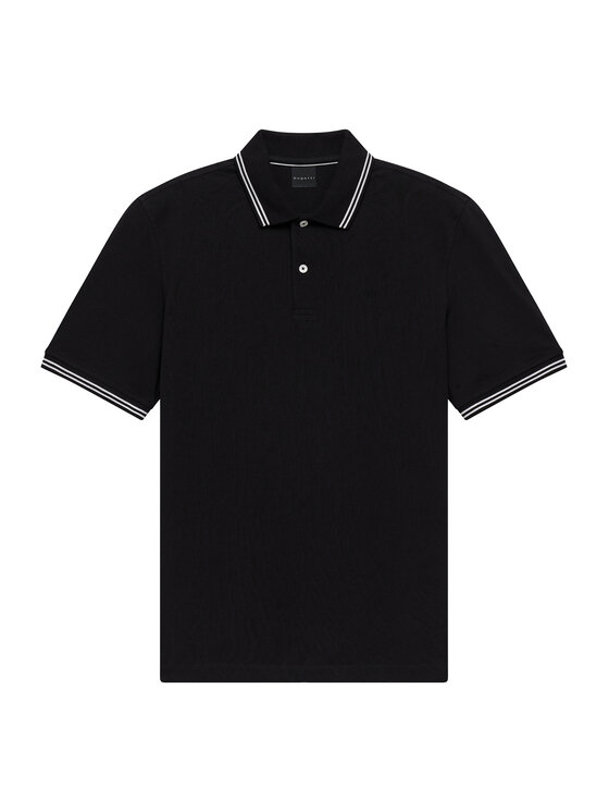 Bugatti Bugatti Polo särk 8150-15001E Must Regular Fit
