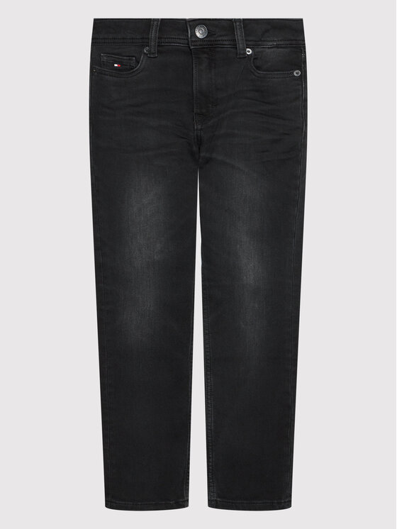Tommy Hilfiger Džinsai Harper KG0KG06216 M Juoda Straight Fit • Modivo.lt