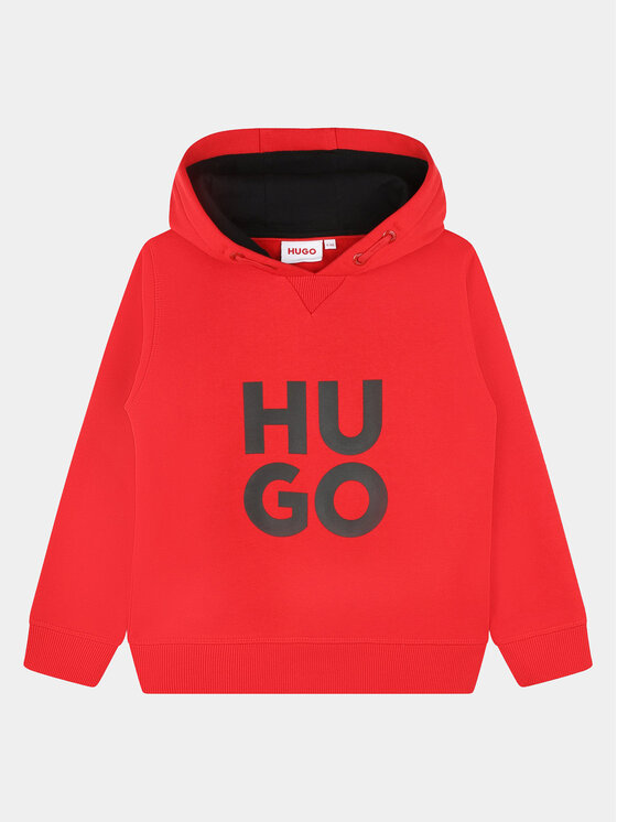 Hugo Bluză G25152 S Roșu Regular Fit
