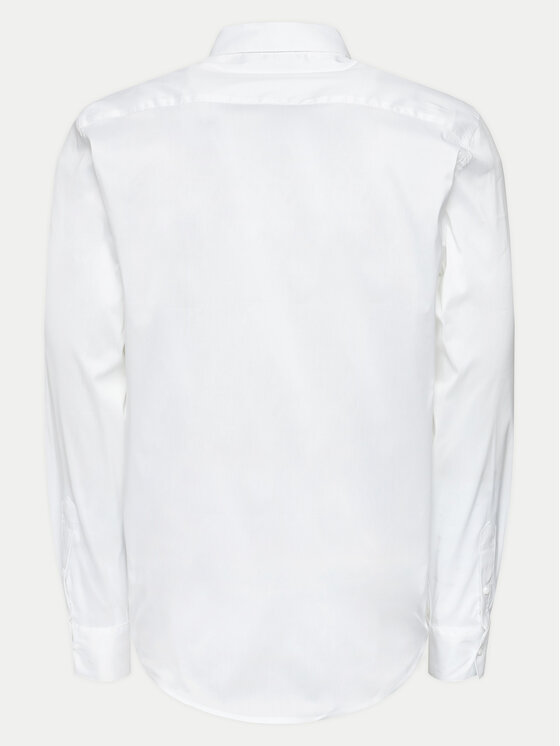 Richmond X Richmond X Риза Lancan UMP24105CA Бял Slim Fit