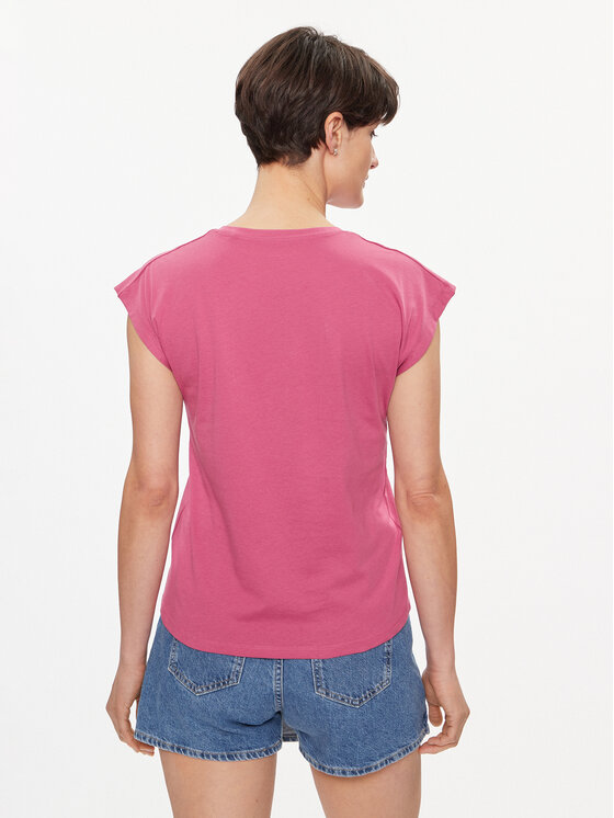 Pepe Jeans Pepe Jeans Majica Lory PL505853 Roza Regular Fit