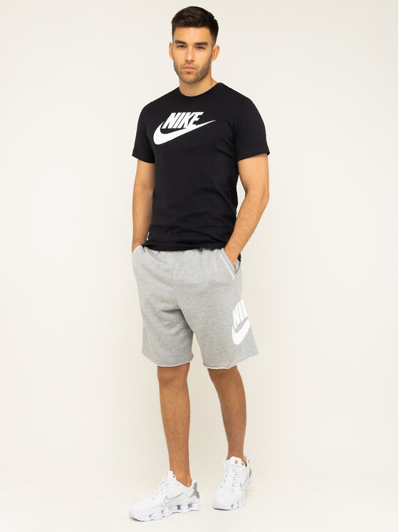 Nike Nike Športové kraťasy Sportswear Alumni AR2375 Sivá Loose Fit