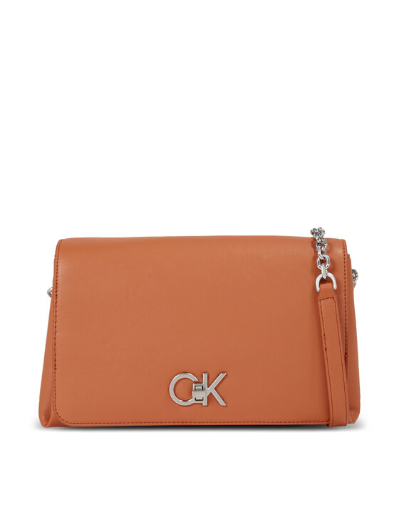 Calvin Klein Torbica Re-Lock Shoulder Bag Md K60K611057 Smeđa