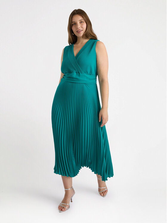 Fiorella Rubino Fiorella Rubino Vestito 7037T001681N024 Verde A-Line Fit