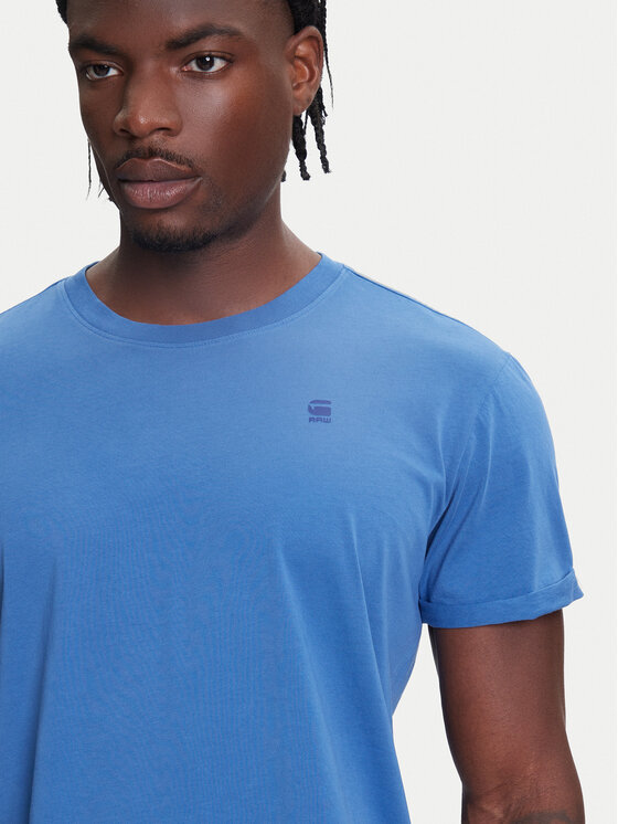 G-Star Raw G-Star Raw T-krekls Text Back D25971-2653 Zils Relaxed Fit