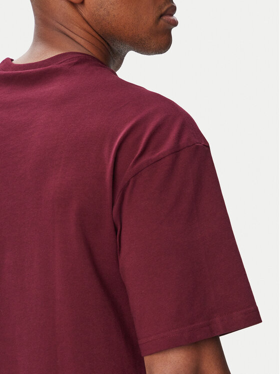 adidas adidas T-Shirt Trefoil Essentials Loose KV3139 Dunkelrot Regular Fit