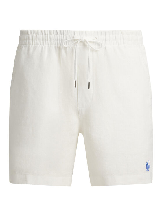 Polo Ralph Lauren Polo Ralph Lauren Kratke hlače iz tkanine 710P08205501 Bela Regular Fit