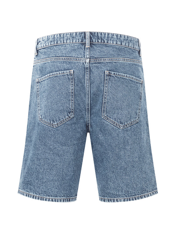 Solid Solid Jeans kratke hlače 21107657 Modra Straight Fit