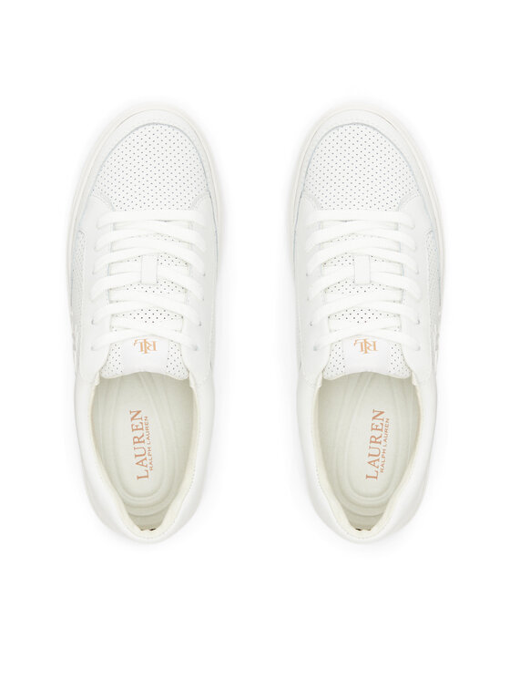 LAUREN RALPH LAUREN LAUREN RALPH LAUREN Snīkeri Hailey Low-Top Lace-Up 802951391001 Balts
