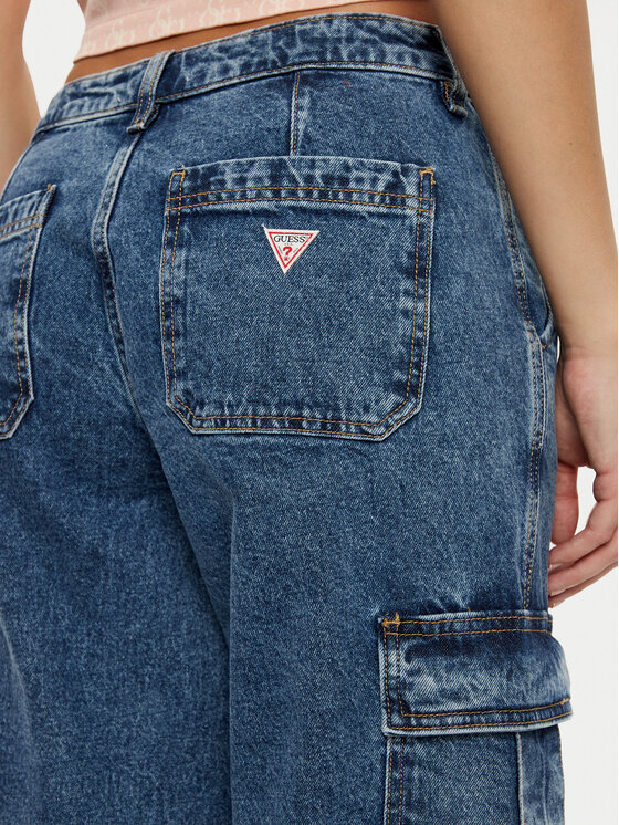 Guess Jeans Guess Jeans Džínsy W5RA1R D5M43 Modrá Regular Fit