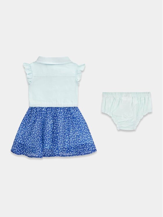 Guess Kids Guess Kids Sukienka codzienna 181327 Błękitny Classic Fit