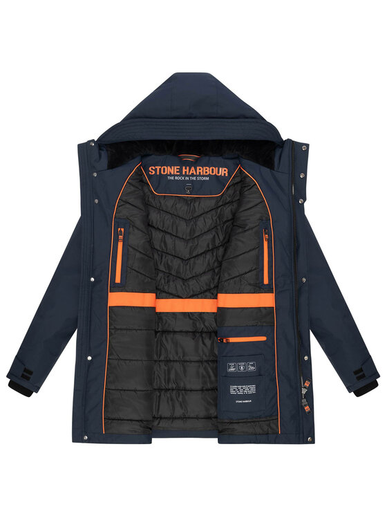 Stone Harbour Stone Harbour Kurtka zimowa Netaan Niebieski Regular Fit