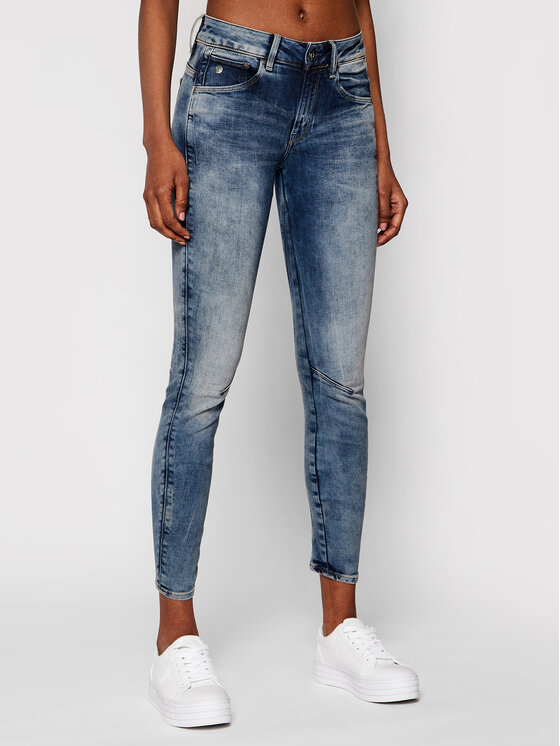 G-Star Raw Jeans hlače D05477-8968-071 Mornarsko modra Slim Fit