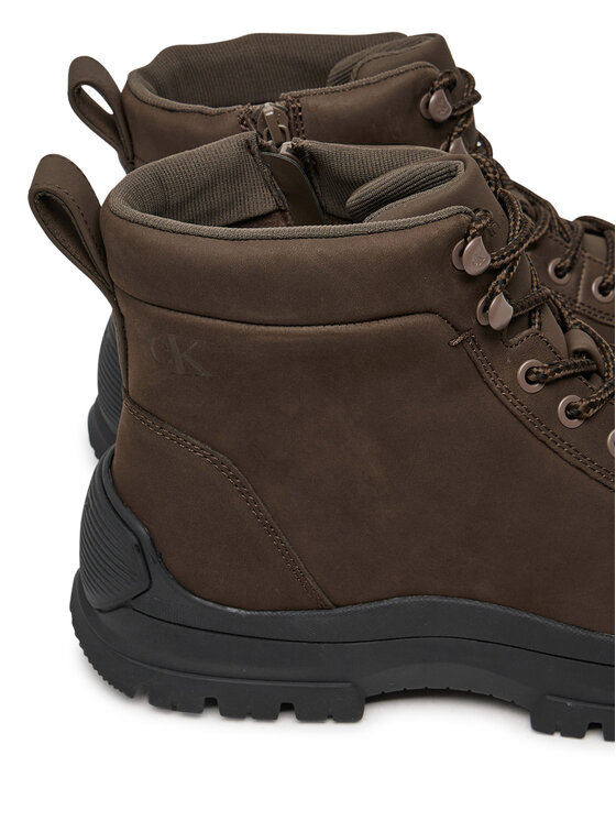 Calvin Klein Calvin Klein Trzewiki Hybrid Wp Boot Laceup Rebellious YM0YM01077 Brązowy