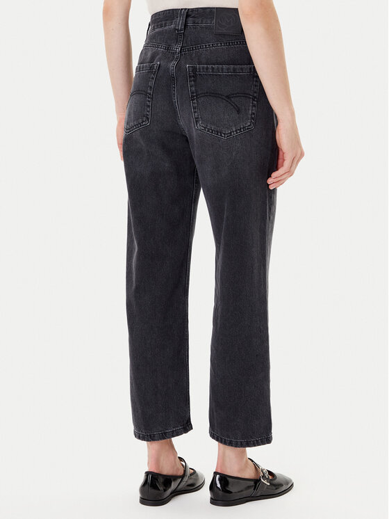 Marella Marella Jeans hlače 2523186084 Črna Mom Fit