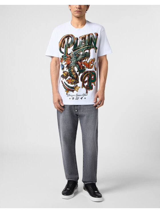 PHILIPP PLEIN PHILIPP PLEIN T-shirt 31077 Bianco Regular Fit
