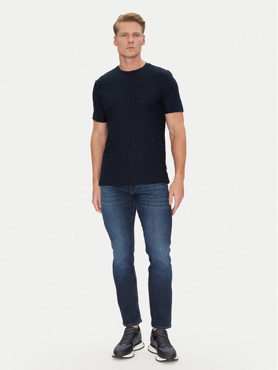 BOSS BOSS T-shirt H-Thompson 80 50537131 Tamnoplava Regular Fit