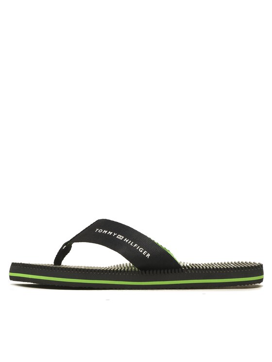 Tommy Hilfiger Tommy Hilfiger Varbavahesandaalid Massage Footbed Beach Sandal FM0FM04474 Tumesinine