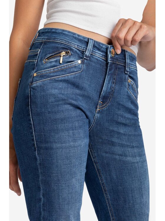 RJ Rocks Jeans RJ Rocks Jeans Jeansy Jennifer Niebieski Slim Leg