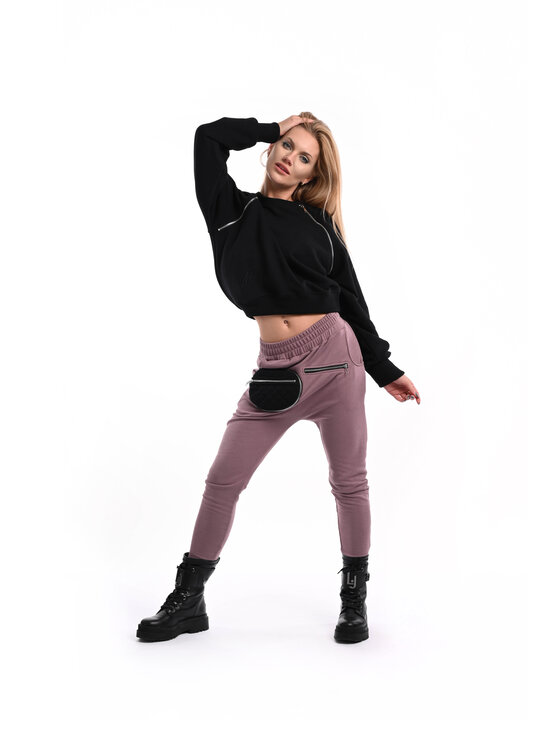 MANDRAGORA Pantaloni da tuta wężymord Rosa Baggy Fit