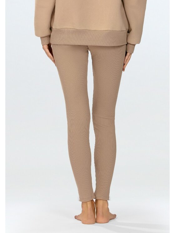 DKaren Sport DKaren Sport Legginsy Oseye Beżowy Classic Fit