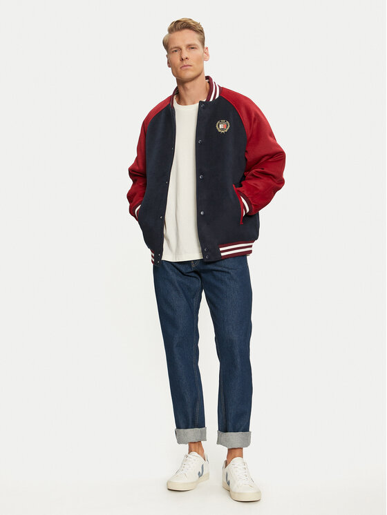Tommy Jeans Tommy Jeans Μπόμπερ μπουφάν DM0DM19631 Σκούρο μπλε Regular Fit