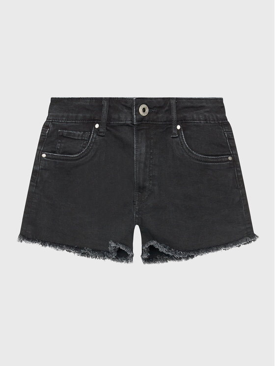 Pepe Jeans Pepe Jeans Džínsové šortky Patty Short PG800783XR0 Čierna Regular Fit