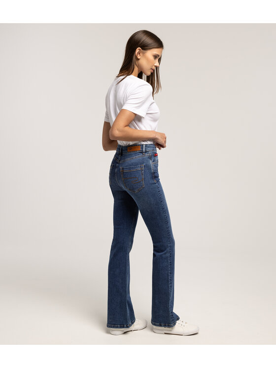 Lee Cooper Lee Cooper Jeansy BECCA 2418 Niebieski Bootcut Fit