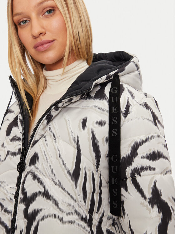 Guess Guess Μπουφάν πουπουλένιο Emelie W4BL38 WGK12 Μαύρο Regular Fit