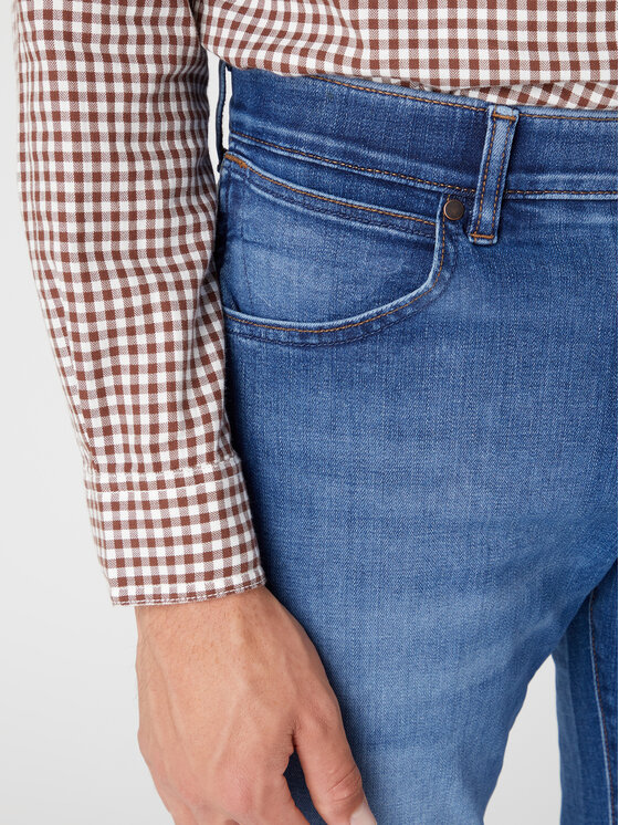 Wrangler Wrangler Jeansy Larston W18SCSZ57 112330750 Niebieski Slim Fit