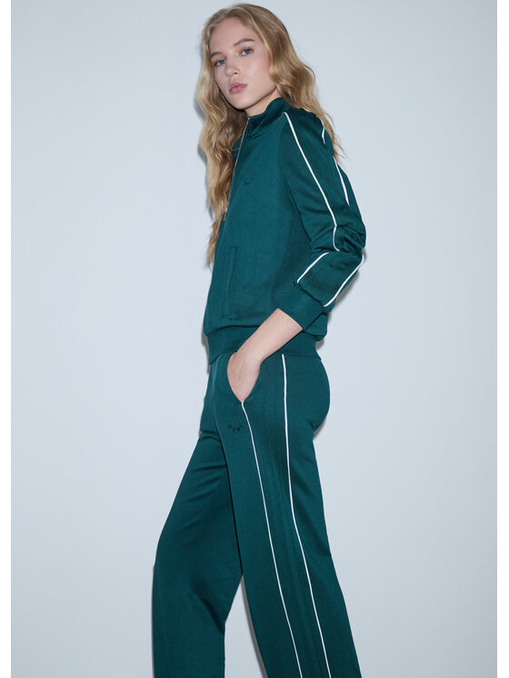 Liu Jo Liu Jo Pantaloni di tessuto TF6054F0778D3022 Verde Regular Fit