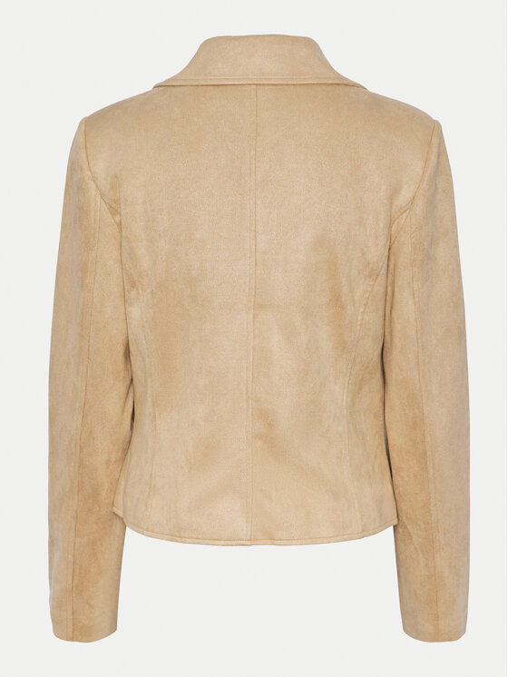 Pieces Pieces Giacca in similpelle Beminda 17134838 Beige Regular Fit