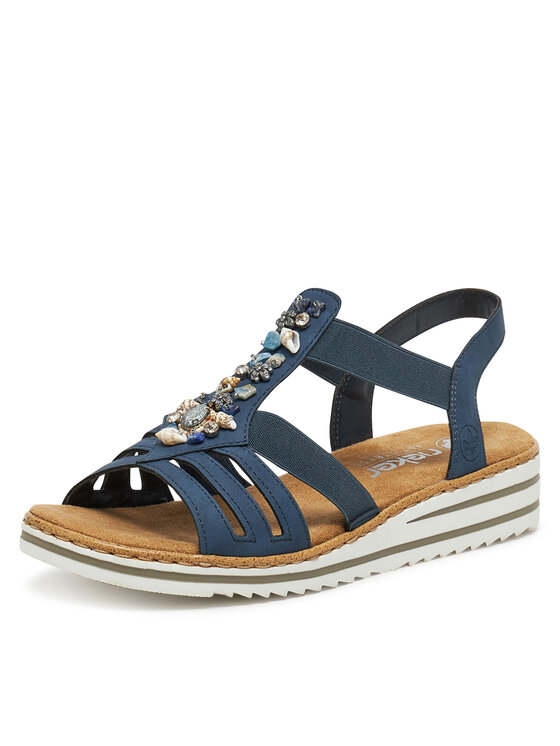 Rieker Rieker Sandalen V0649-14 Dunkelblau