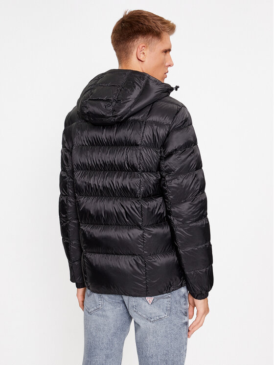 Guess Guess Пуховик M3BL36 WF4F0 Чорний Regular Fit