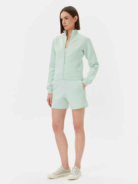 Guess Guess Mikina V2YQ17 K7UW2 Zelená Regular Fit