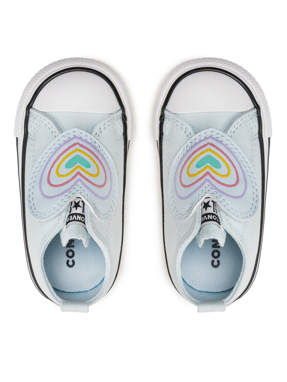 Converse Converse Кецове Chuck Taylor All Star Heart Strap Easy-On A08380C Сив