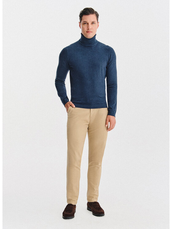 Pako Lorente Pako Lorente Sweter P25WN-2X-032 Granatowy Classic Fit