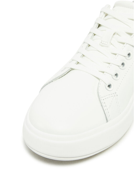 Calvin Klein Calvin Klein Sneakersy Cupsole Lace Up - Suede Bt HW0HW02404 Biały