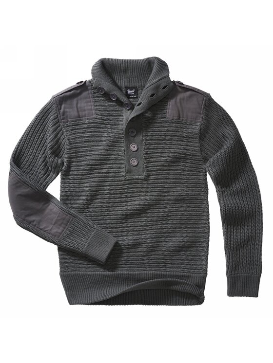 Brandit Brandit Sweter 5027.5 Szary Regular Fit