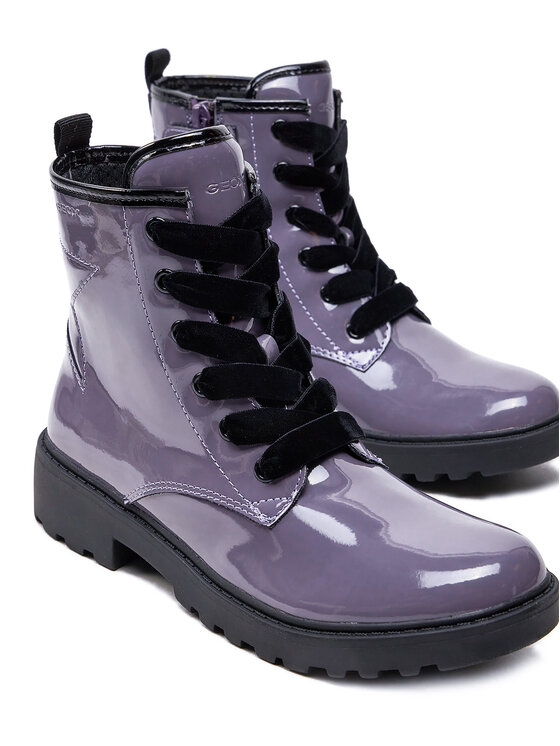Geox Geox Kozaki Jr Casey J9420G 000HH C8016 M Fioletowy