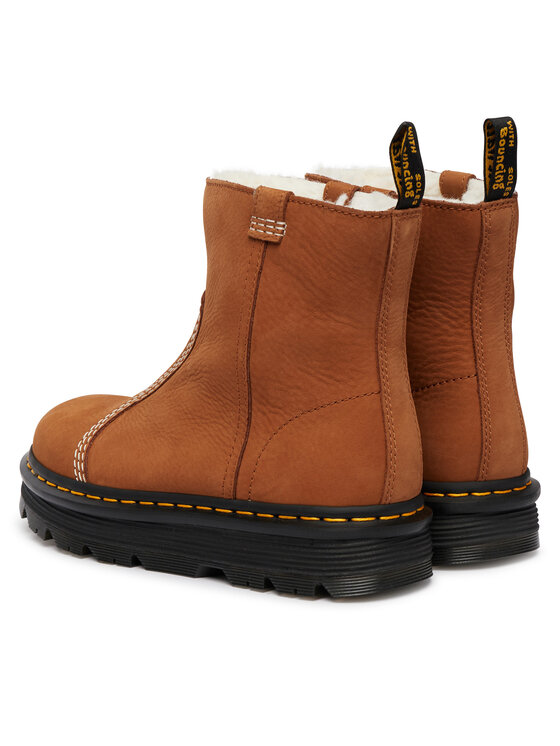 Dr. Martens Dr. Martens Ботильйони ZEBZAG RIGGER BOOT WARM LINED DM42023200 Коричневий