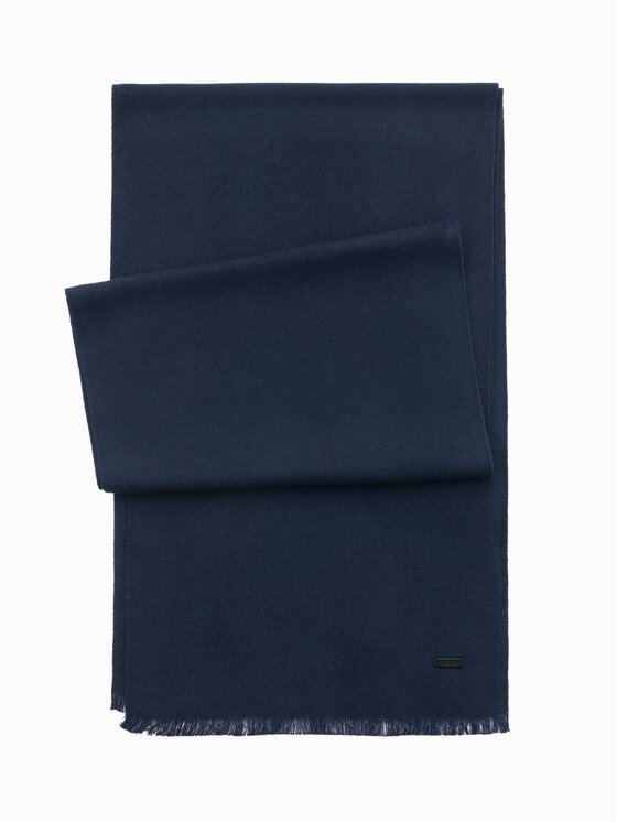 Ombre Ombre Szalik OM-ACSF-0116 Granatowy
