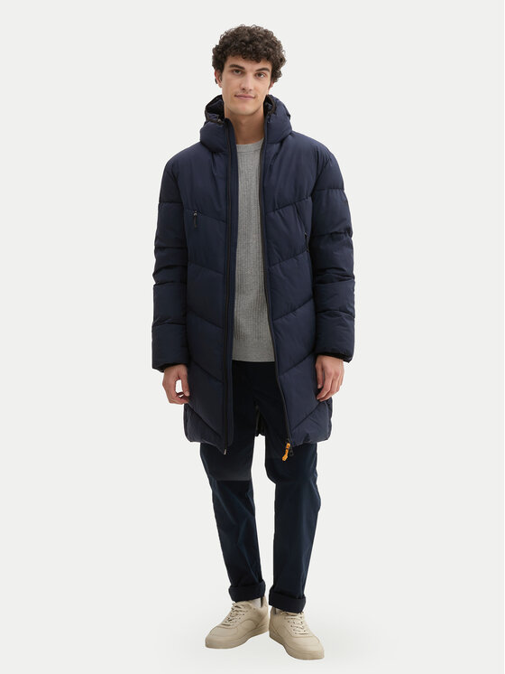 Tom Tailor Denim Tom Tailor Denim Зимно яке 1041777 Тъмносин Regular Fit