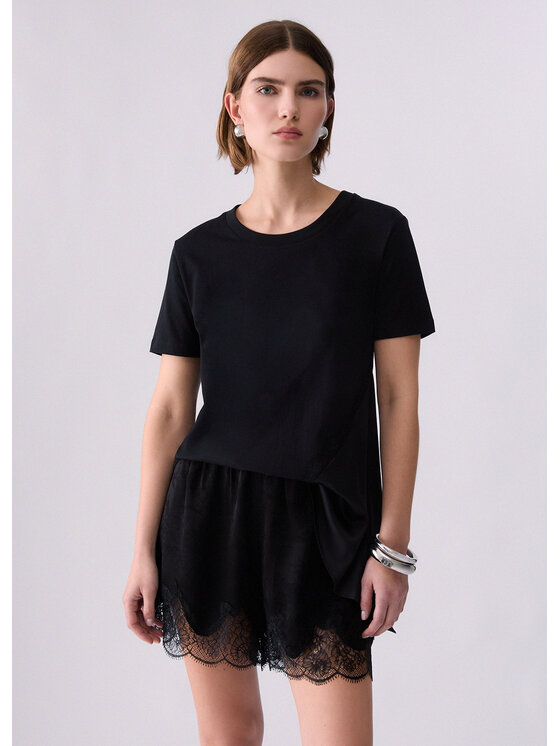 Liu Jo Liu Jo T-Shirt WF6139JS90422222 Czarny Regular Fit