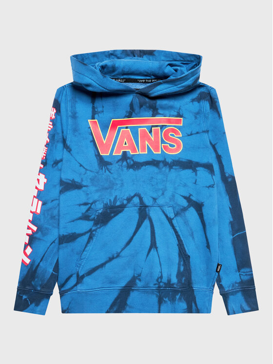 Vans Džemperis ar kapuci SAILOR MOON Fleece Tie Dye VN0000AT Zils Regular Fit