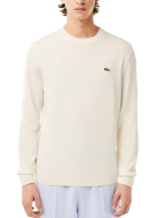 Lacoste Lacoste Πουλόβερ AH0128 Μπεζ Regular Fit