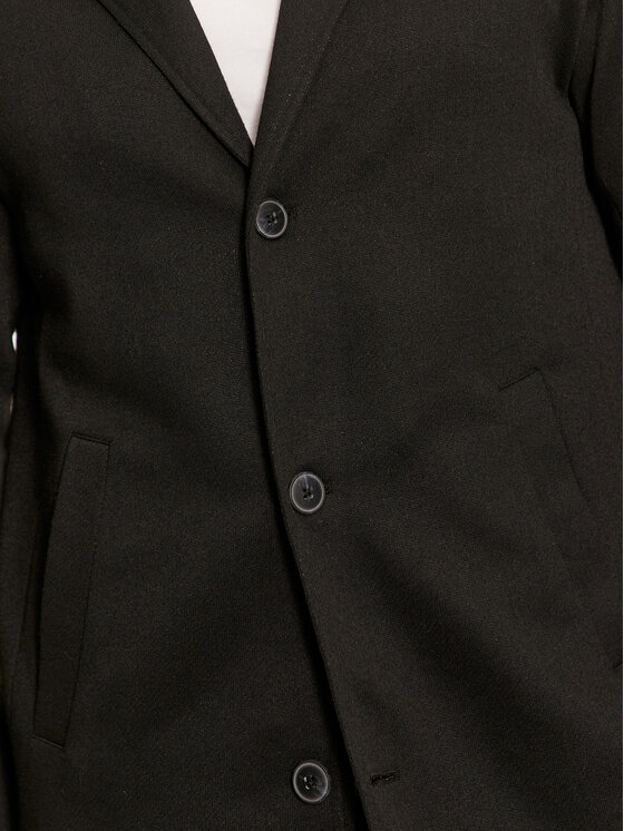 Jack&Jones Jack&Jones Παλτό μεταβατικό 12259805 Μαύρο Regular Fit