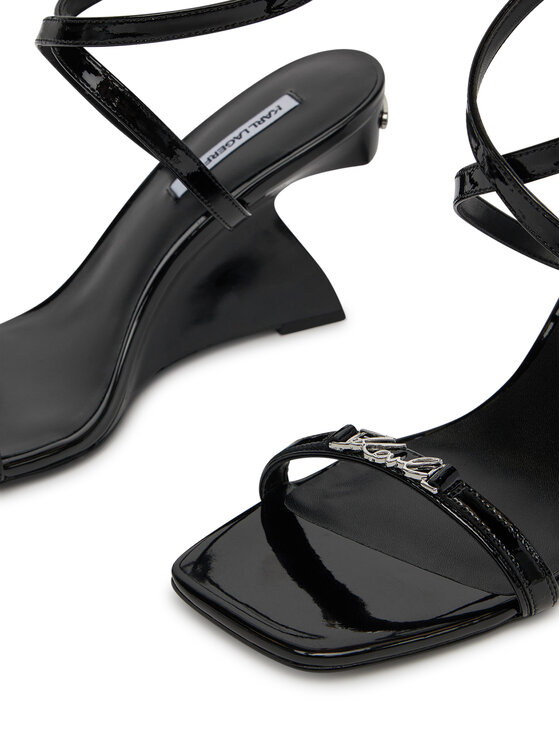 KARL LAGERFELD KARL LAGERFELD Sandale Waverly KL34612 Negru