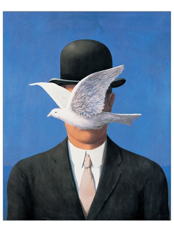 Artopweb Artopweb Dekoracja ścienna L'Homme au Chapeau Kolorowy